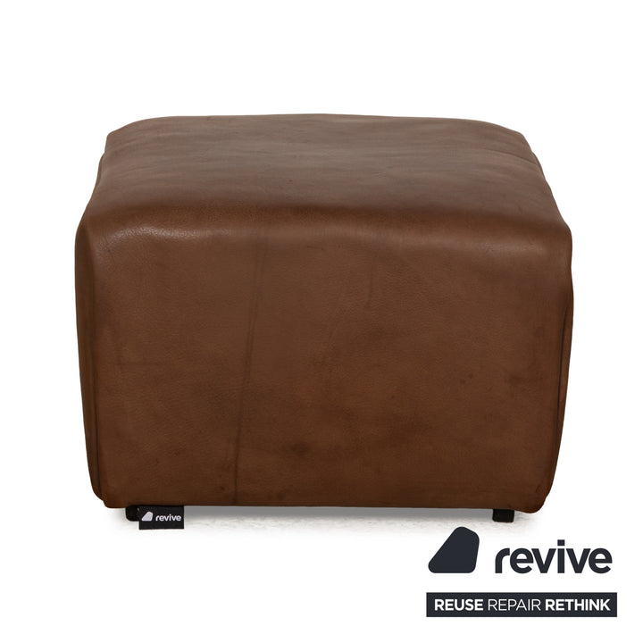 De Sede DS-47 Leder Hocker Dunkelbraun