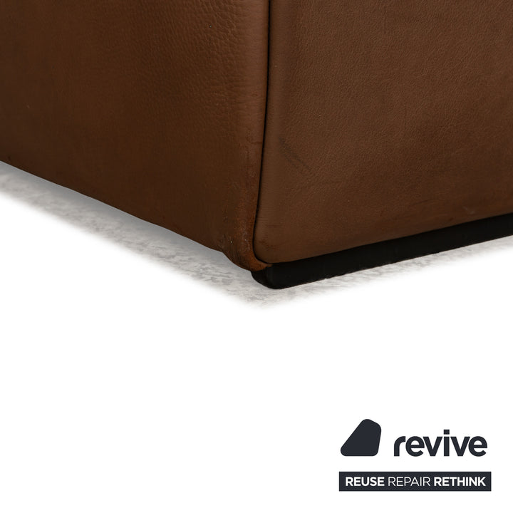 De Sede DS-47 Leather Stool Dark Brown