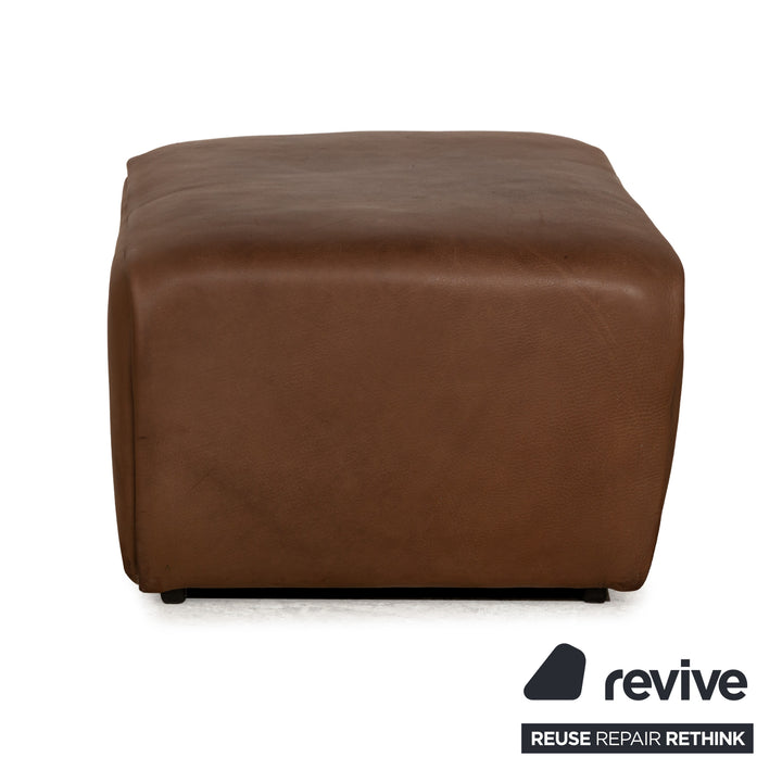 De Sede DS-47 Leder Hocker Dunkelbraun