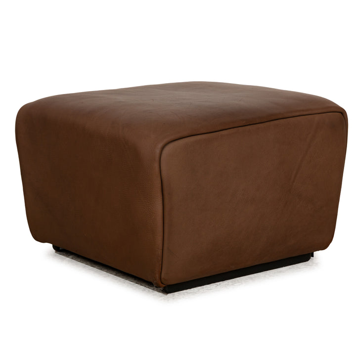 De Sede DS-47 Leder Hocker Dunkelbraun