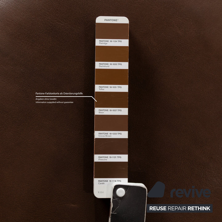 De Sede DS-47 Leder Hocker Dunkelbraun