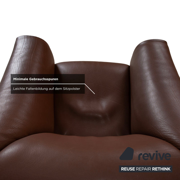 de Sede DS-47 Leder Sessel Braun manuelle Funktion