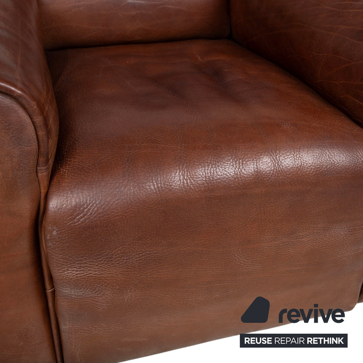 De Sede DS 47 Leder Sessel Braun Vintage manuelle Funktion