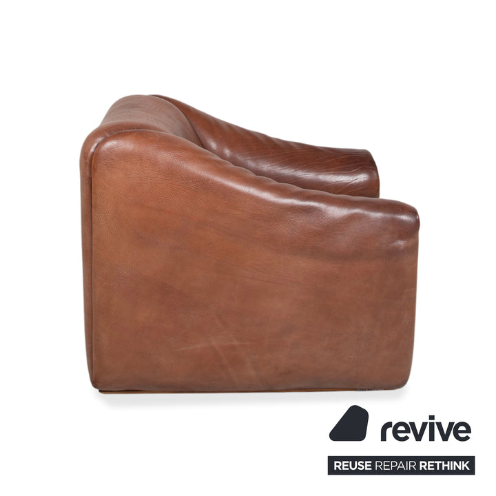 De Sede DS 47 Leder Sessel Braun Vintage manuelle Funktion