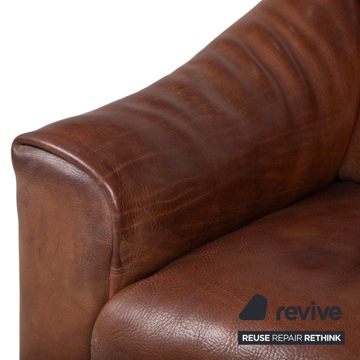 De Sede DS 47 Leder Sessel Braun Vintage manuelle Funktion