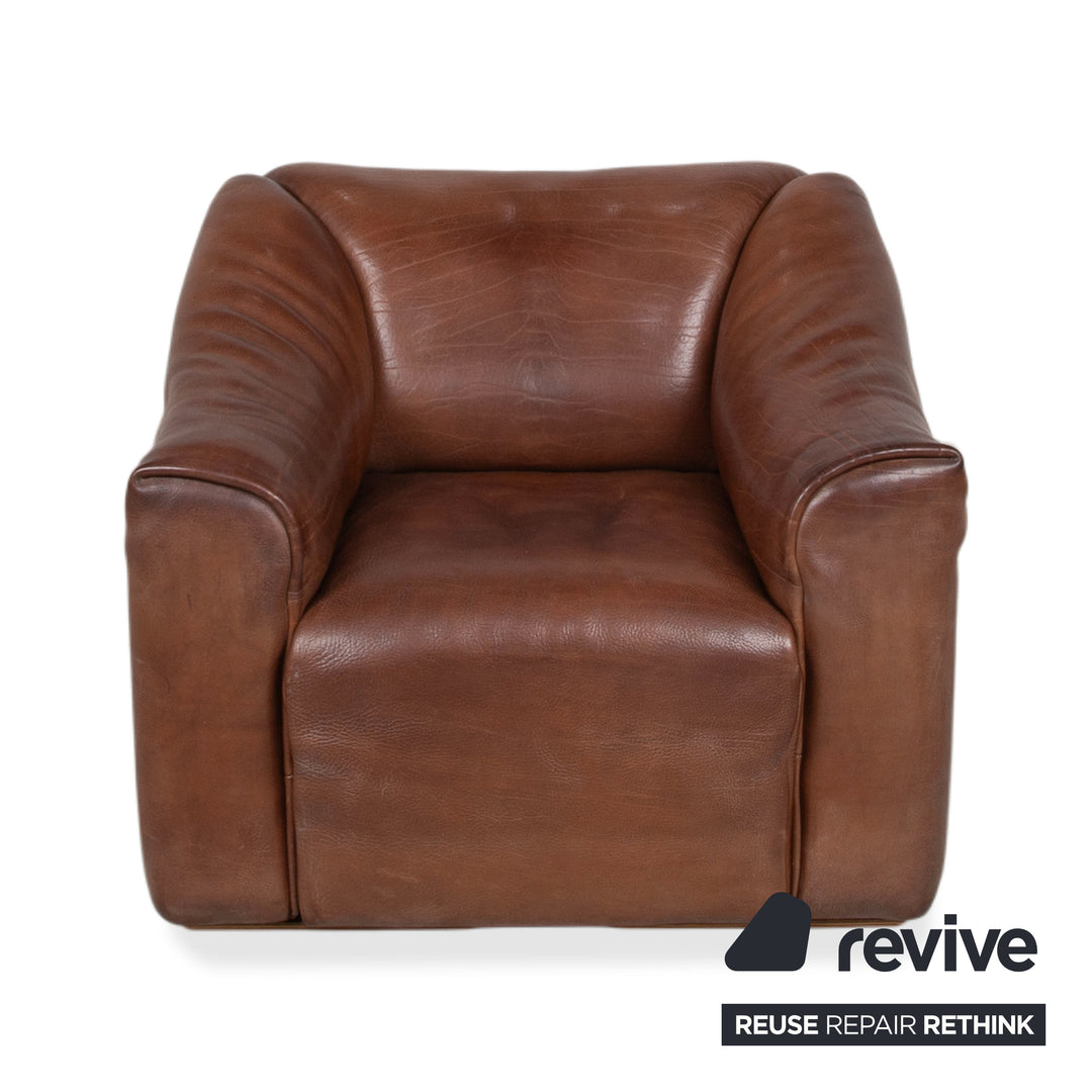 De Sede DS 47 Leder Sessel Braun Vintage manuelle Funktion
