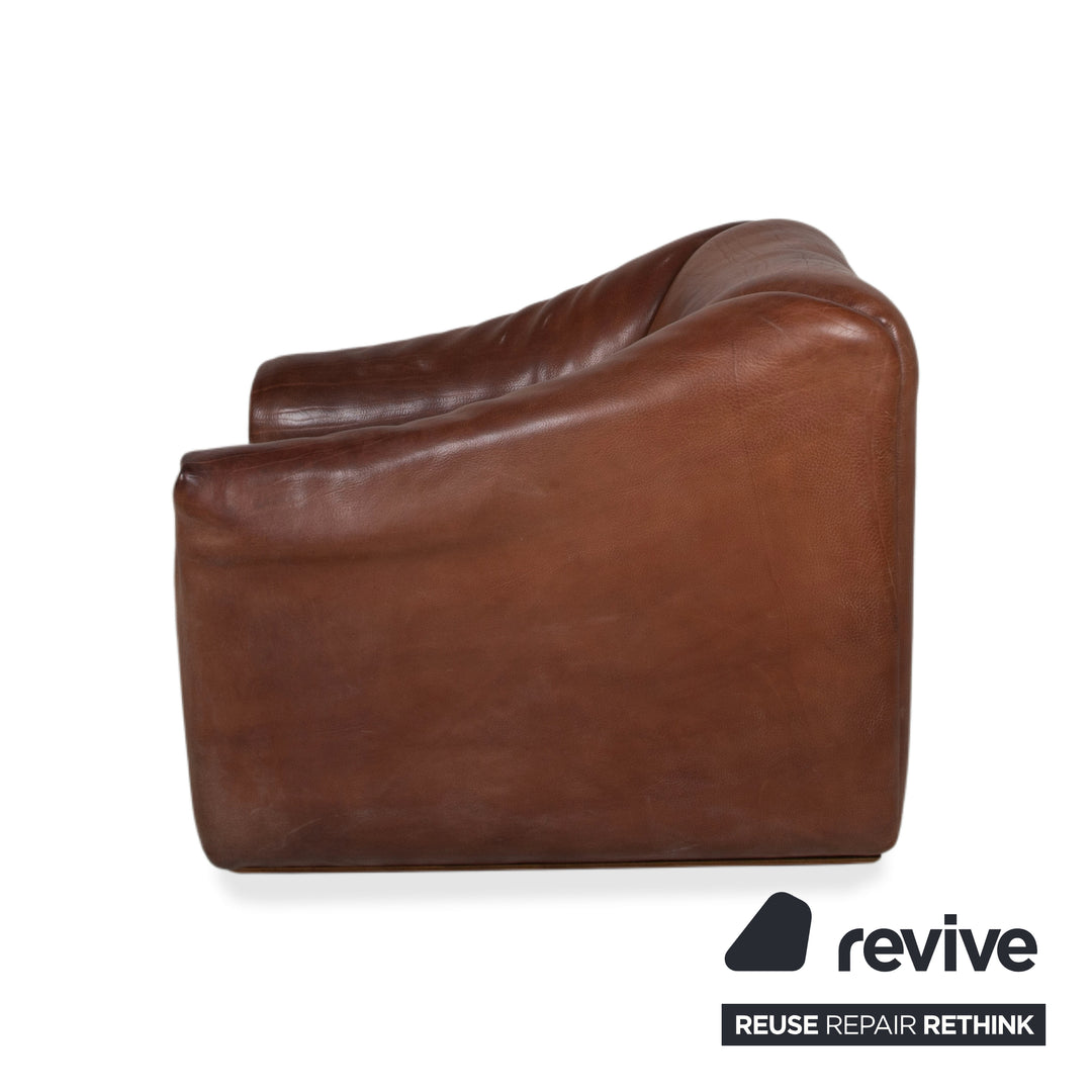 De Sede DS 47 Leder Sessel Braun Vintage manuelle Funktion