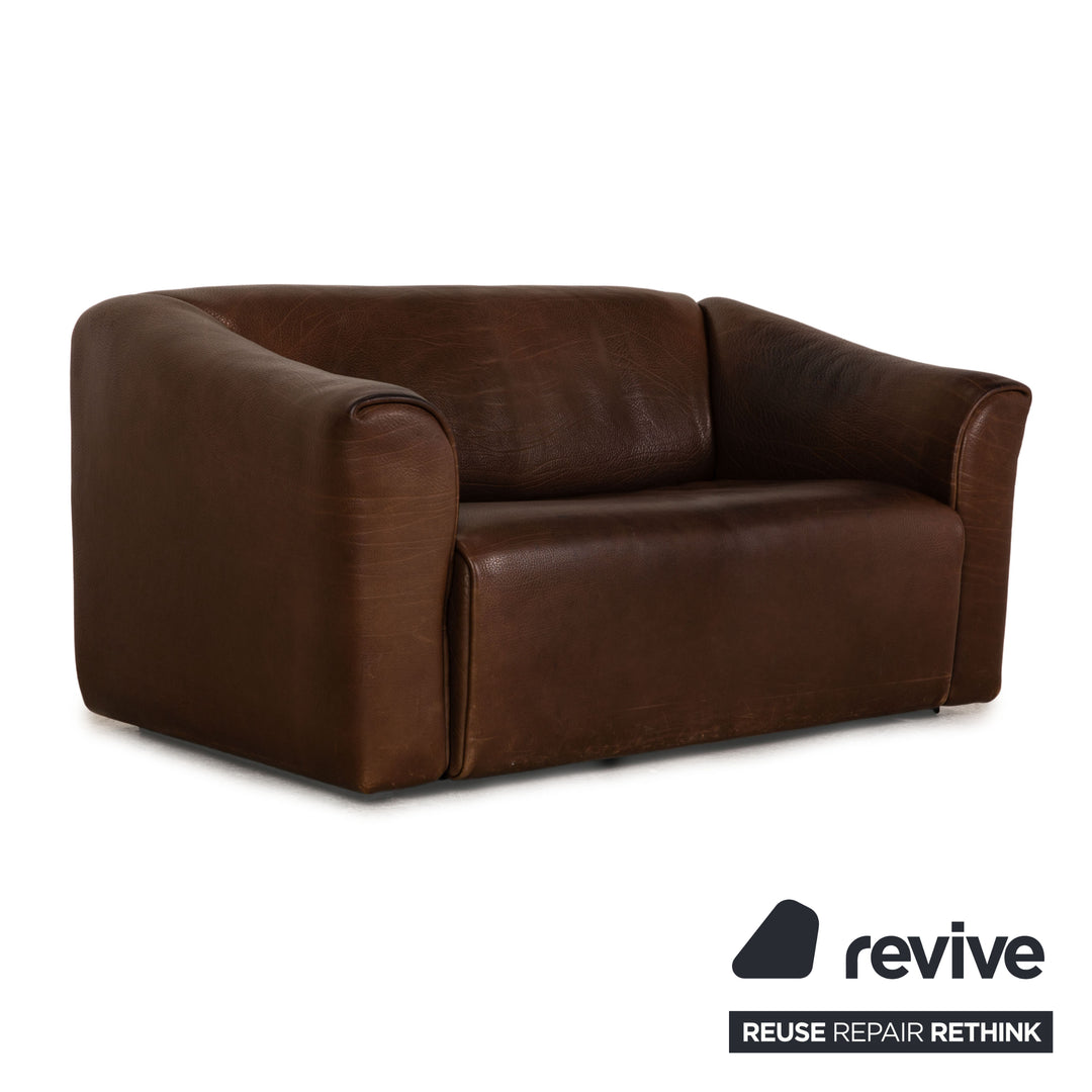 de Sede ds 47 Leder Sofa Braun Zweisitzer Couch