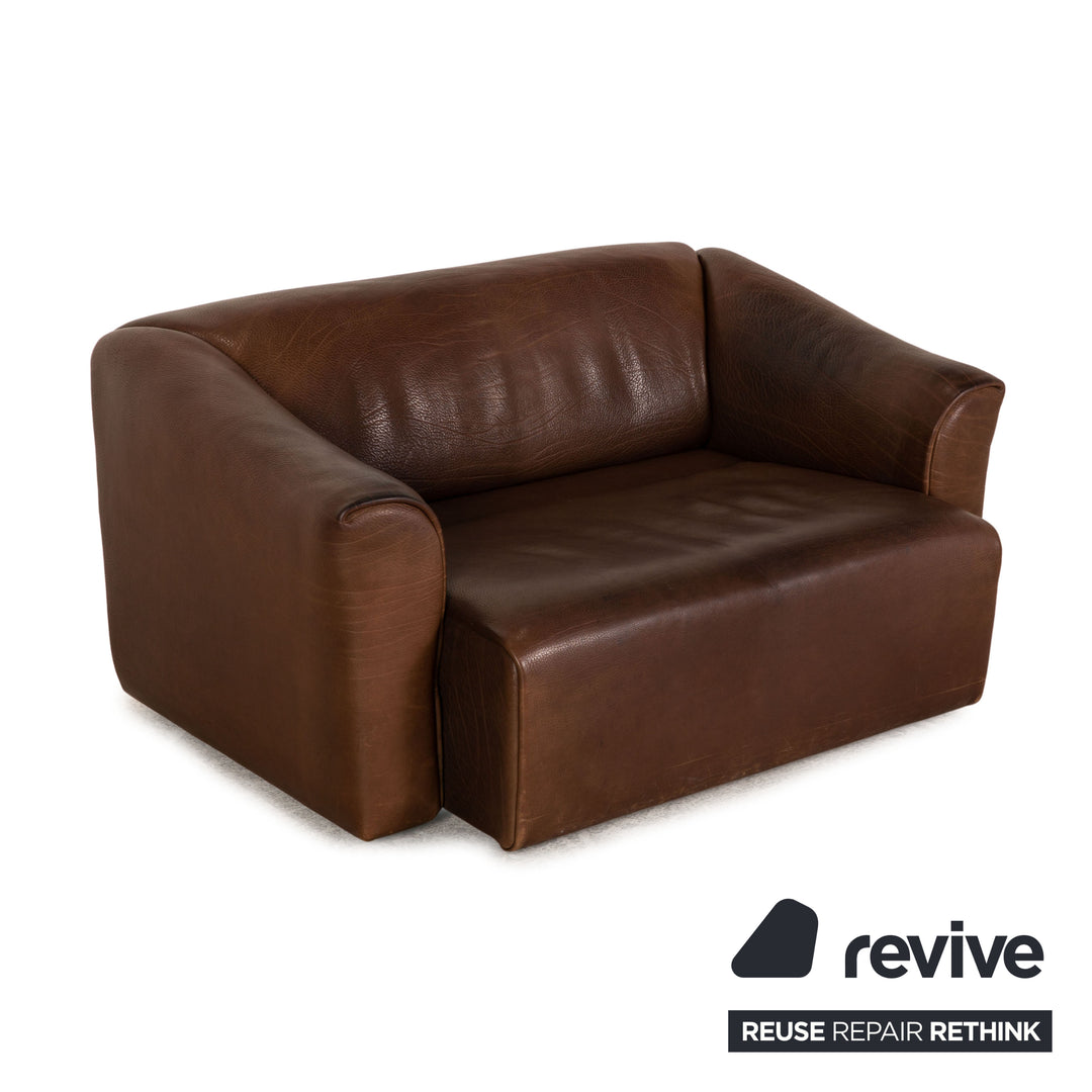 de Sede ds 47 Leder Sofa Braun Zweisitzer Couch