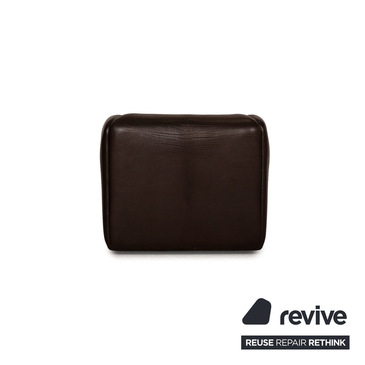 De Sede ds 47 Leder Sofa Garnitur Dunkelbraun Dreisitzer Zweisitzer Sessel Couch