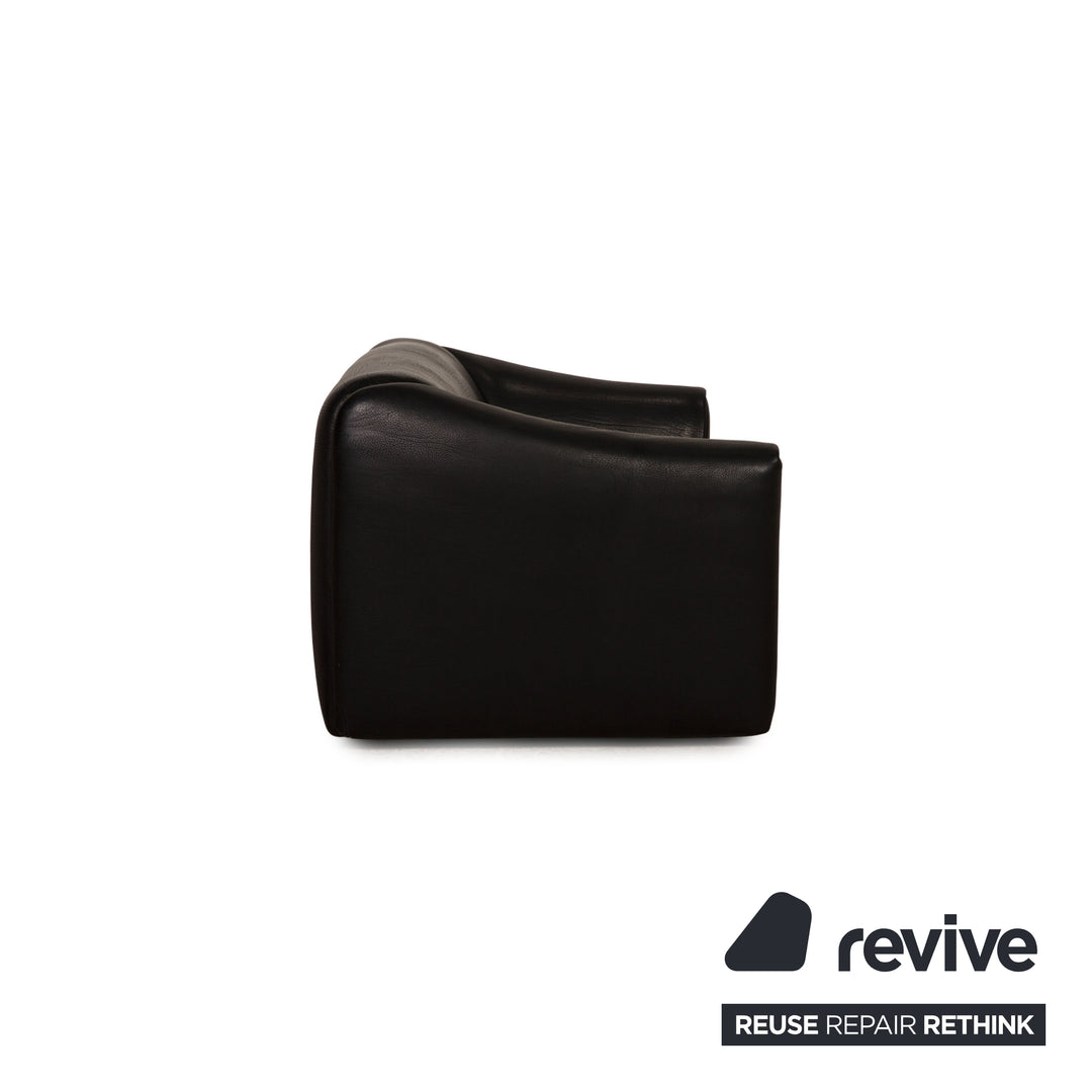 de Sede ds 47 Leder Sofa Schwarz Zweisitzer Couch