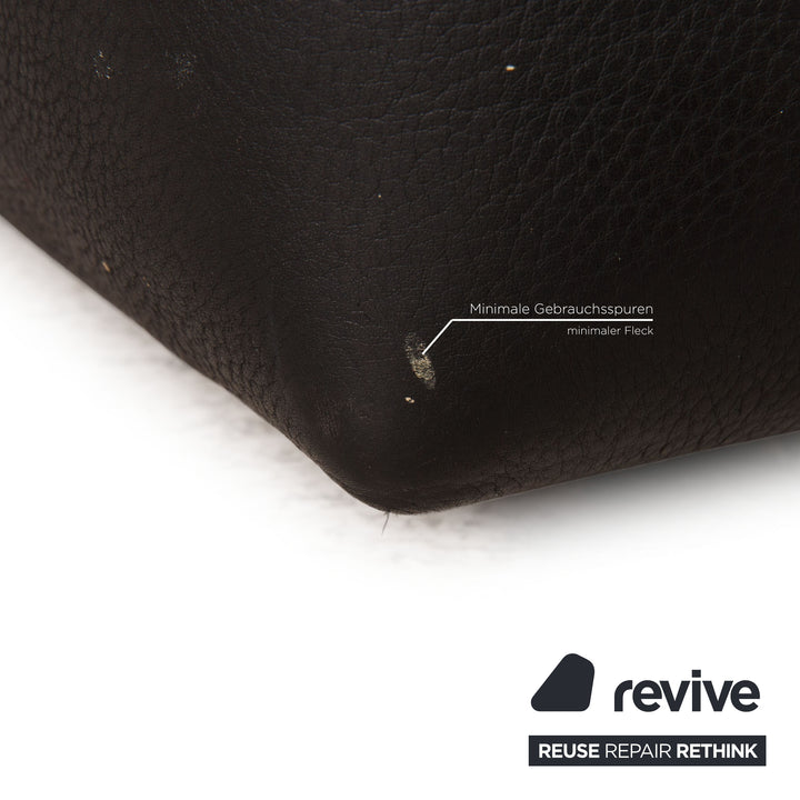 de Sede ds 47 Leder Sofa Schwarz Zweisitzer Couch