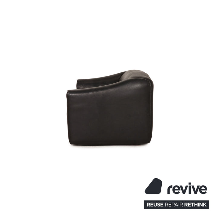 de Sede ds 47 Leder Sofa Schwarz Zweisitzer Couch