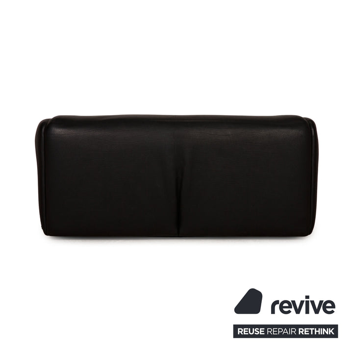 de Sede ds 47 Leder Sofa Schwarz Zweisitzer Couch
