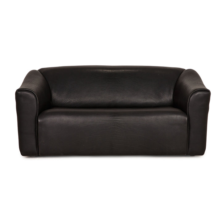 de Sede ds 47 Leder Sofa Schwarz Zweisitzer Couch