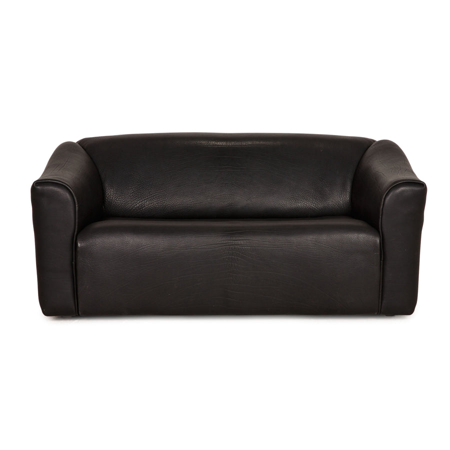 de Sede ds 47 Leder Sofa Schwarz Zweisitzer Couch