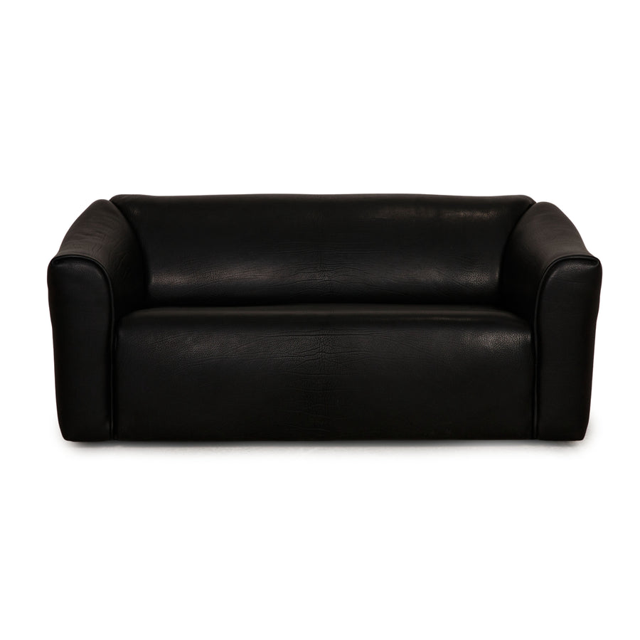 de Sede ds 47 Leder Sofa Schwarz Zweisitzer Couch