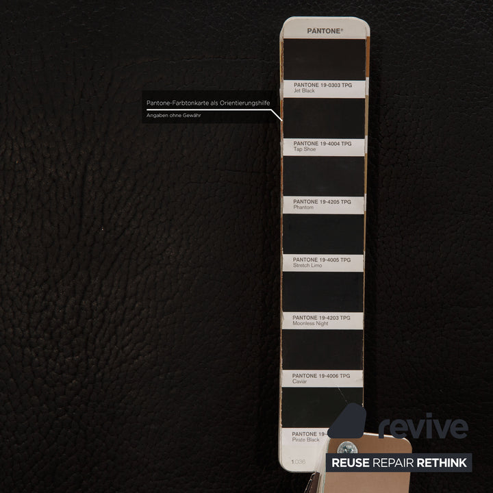 de Sede ds 47 Leder Sofa Schwarz Zweisitzer Couch