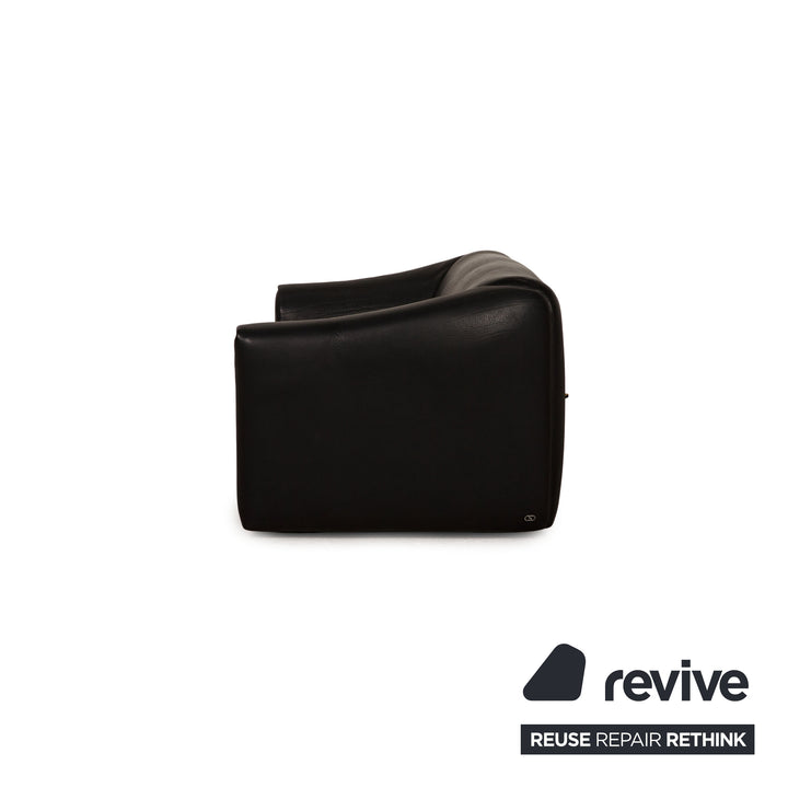 de Sede ds 47 Leder Sofa Schwarz Zweisitzer Couch