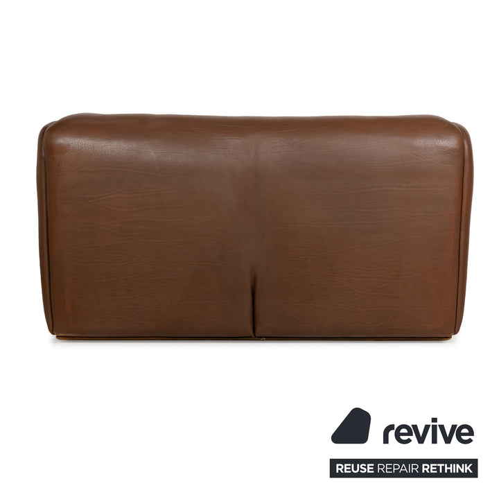 De Sede DS-47 Leder Zweisitzer Braun	Sofa Couch manuelle Funktion