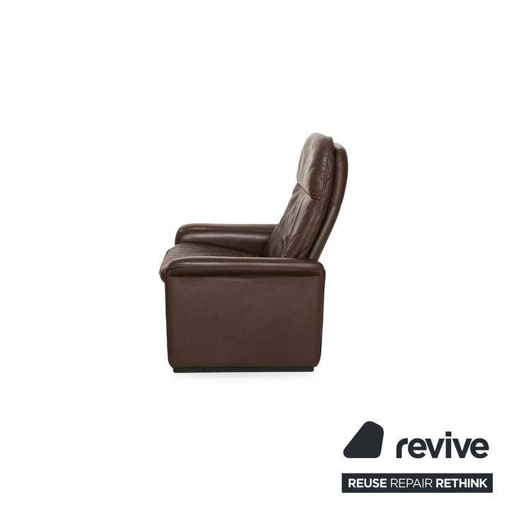 de Sede DS 50 Leather Armchair Brown Manual Function