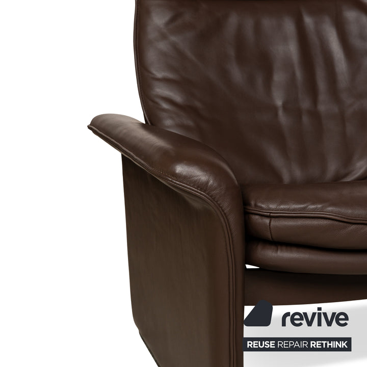 de Sede DS 50 Leather Armchair Brown Manual Function