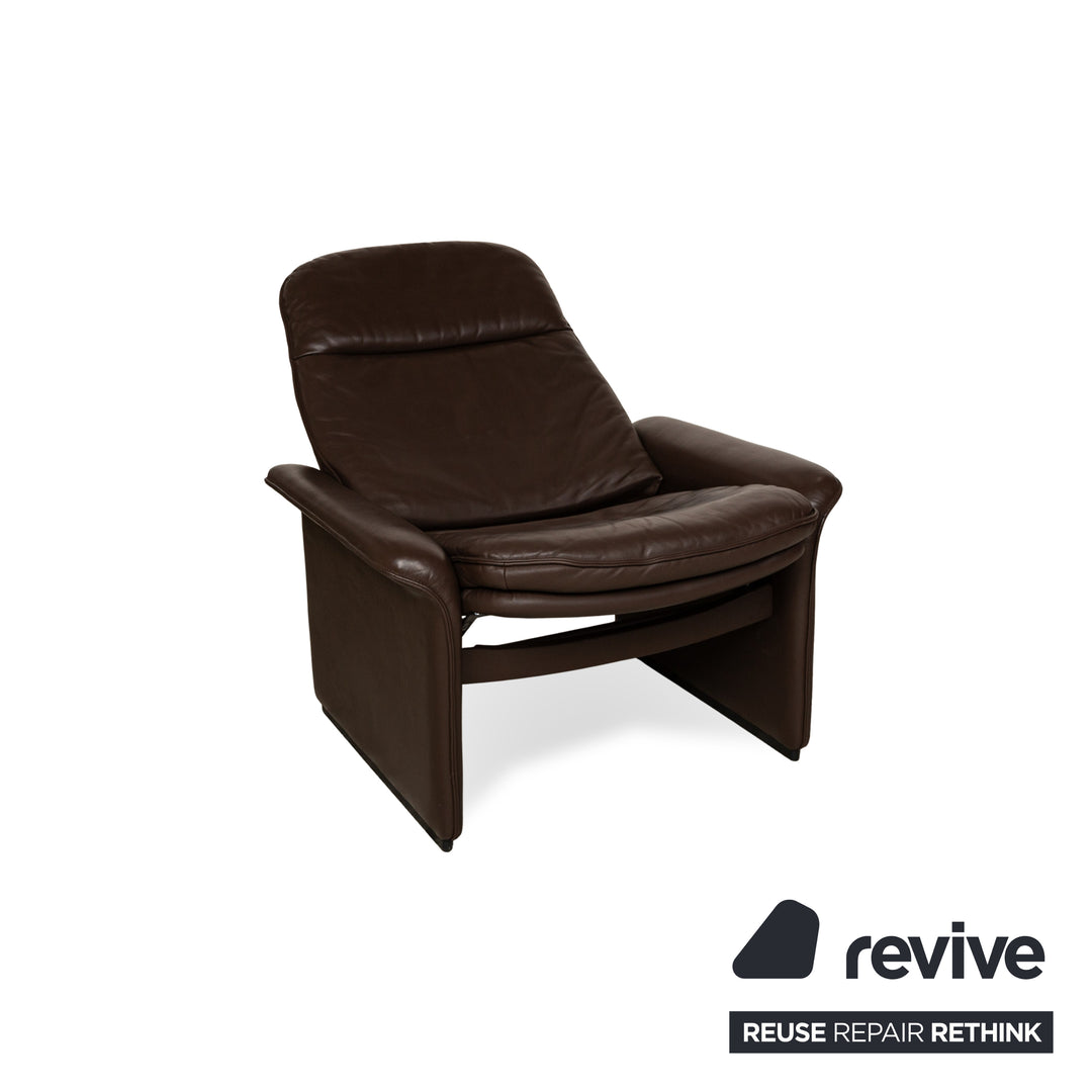 de Sede DS 50 Leather Armchair Brown Manual Function