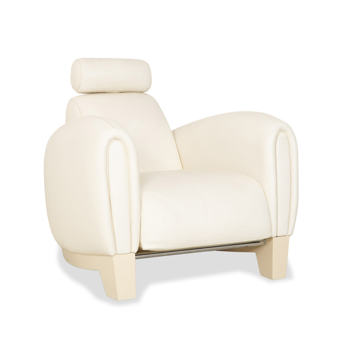 Fauteuil en cuir de Sede DS-57 Crème Blanc Beige Fonction manuelle