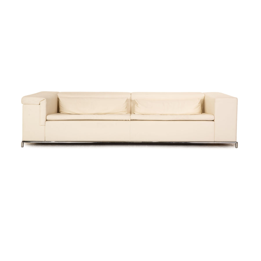 de Sede DS 7 Leder Dreisitzer Sofa Couch Creme Funktion