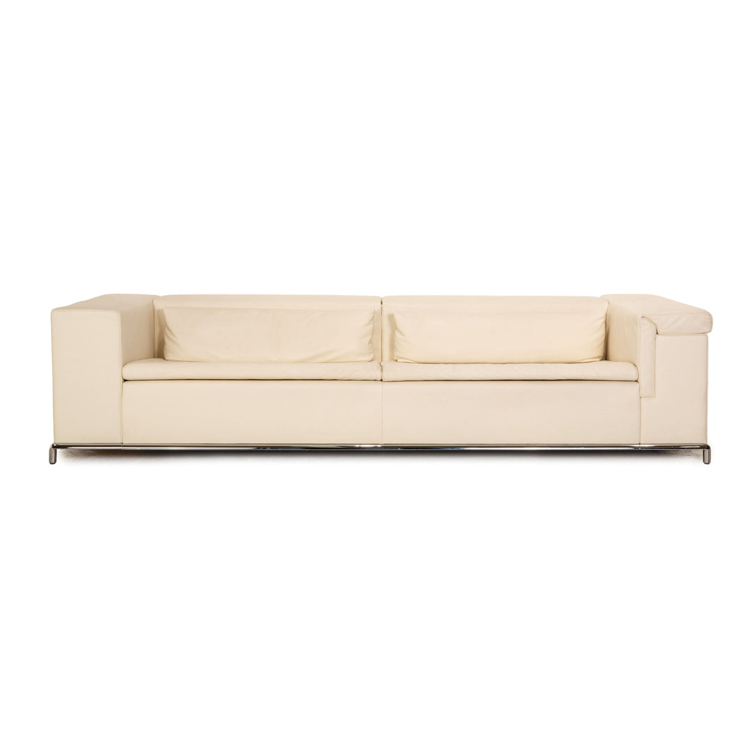 de Sede DS 7 Leder Dreisitzer Sofa Couch Creme Funktion rechts