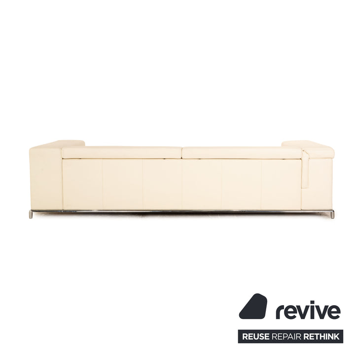 de Sede DS 7 Leder Dreisitzer Sofa Couch Creme Funktion