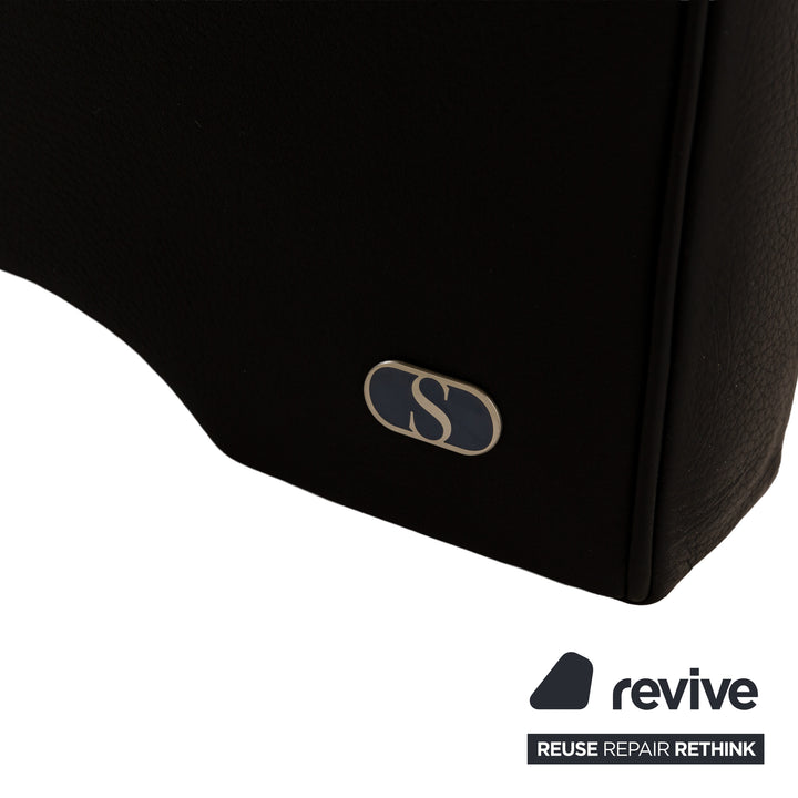 De Sede DS-70 Leder Dreisitzer Schwarz Sofa Couch