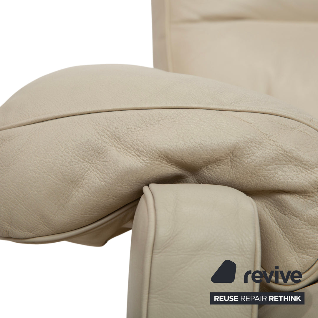 de Sede DS 70 Leder Sofa Creme Beige Grau Dreisitzer Couch