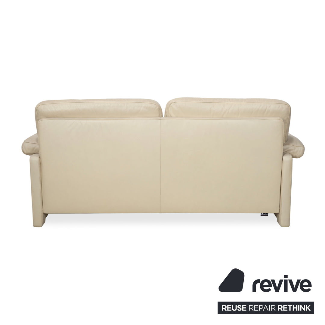 de Sede DS 70 Leder Sofa Creme Beige Grau Dreisitzer Couch