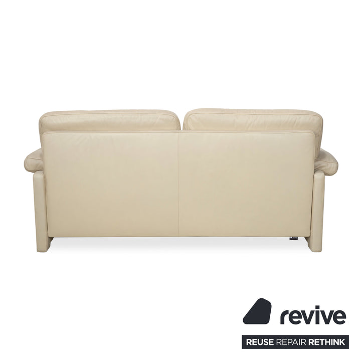 de Sede DS 70 Leder Sofa Creme Beige Grau Dreisitzer Couch