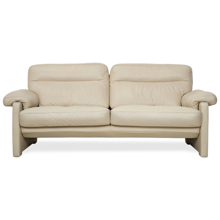 de Sede DS 70 Leder Sofa Creme Beige Grau Dreisitzer Couch