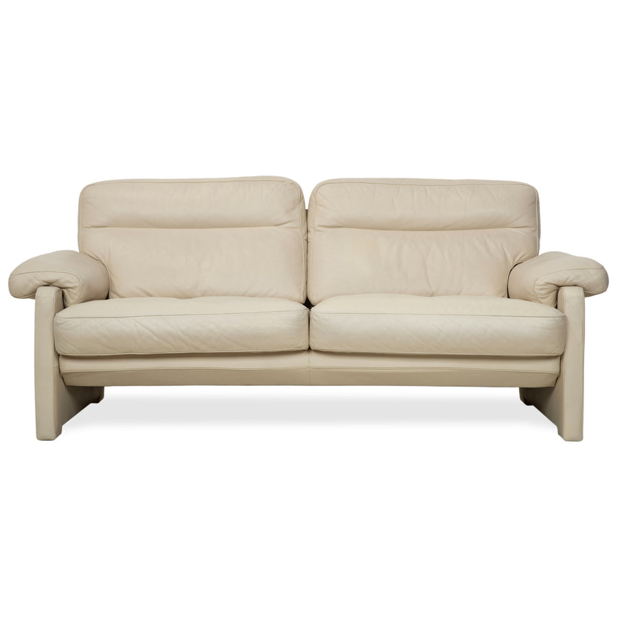 de Sede DS 70 Leder Sofa Creme Beige Grau Dreisitzer Couch