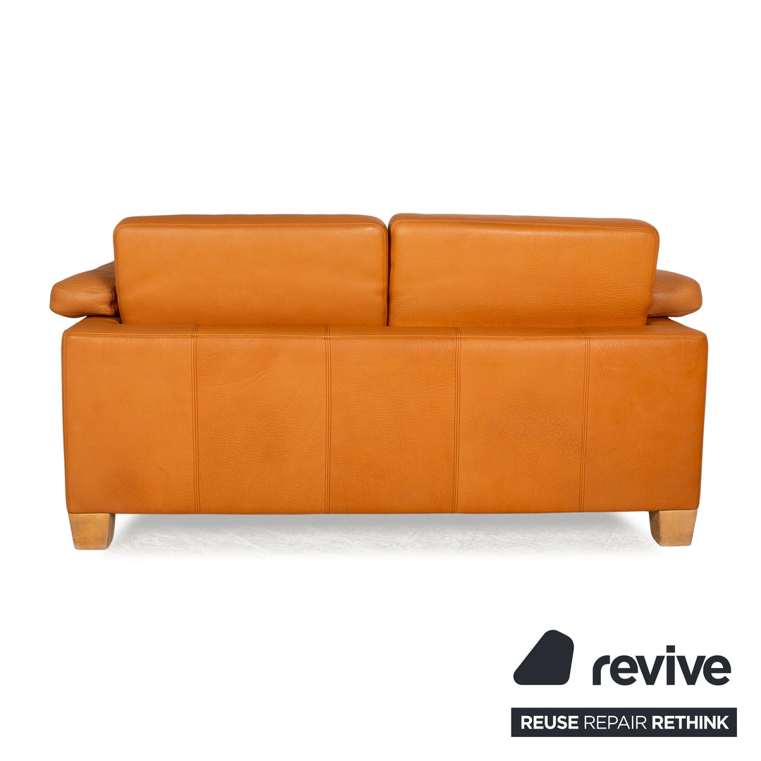 de Sede DS-17 Leather Two-Seater Brown Sofa Couch