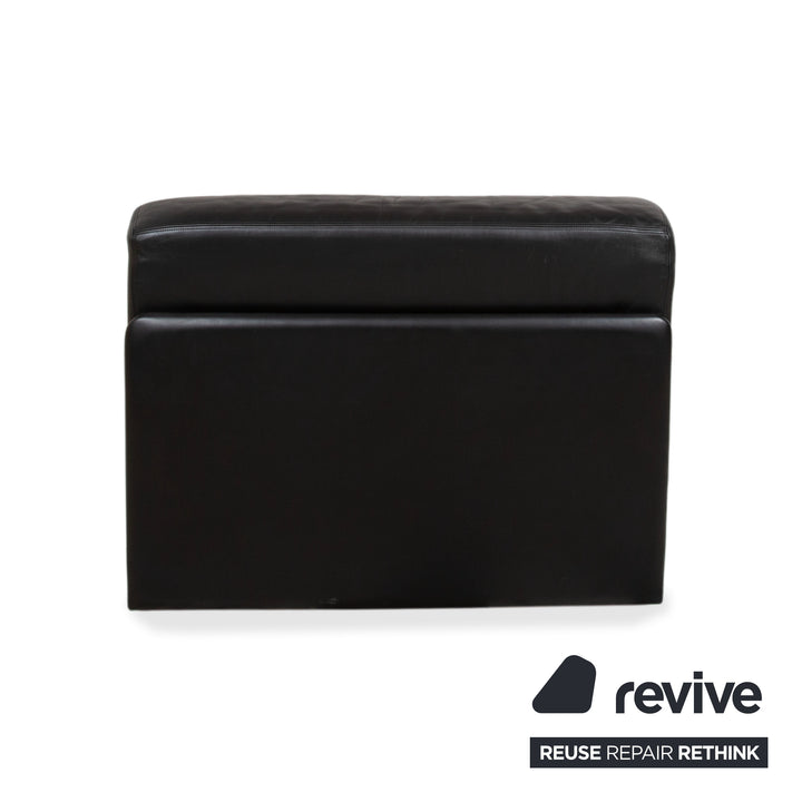 De Sede DS-76 Leder Sessel Schwarz manuelle Funktion Schlaffunktion