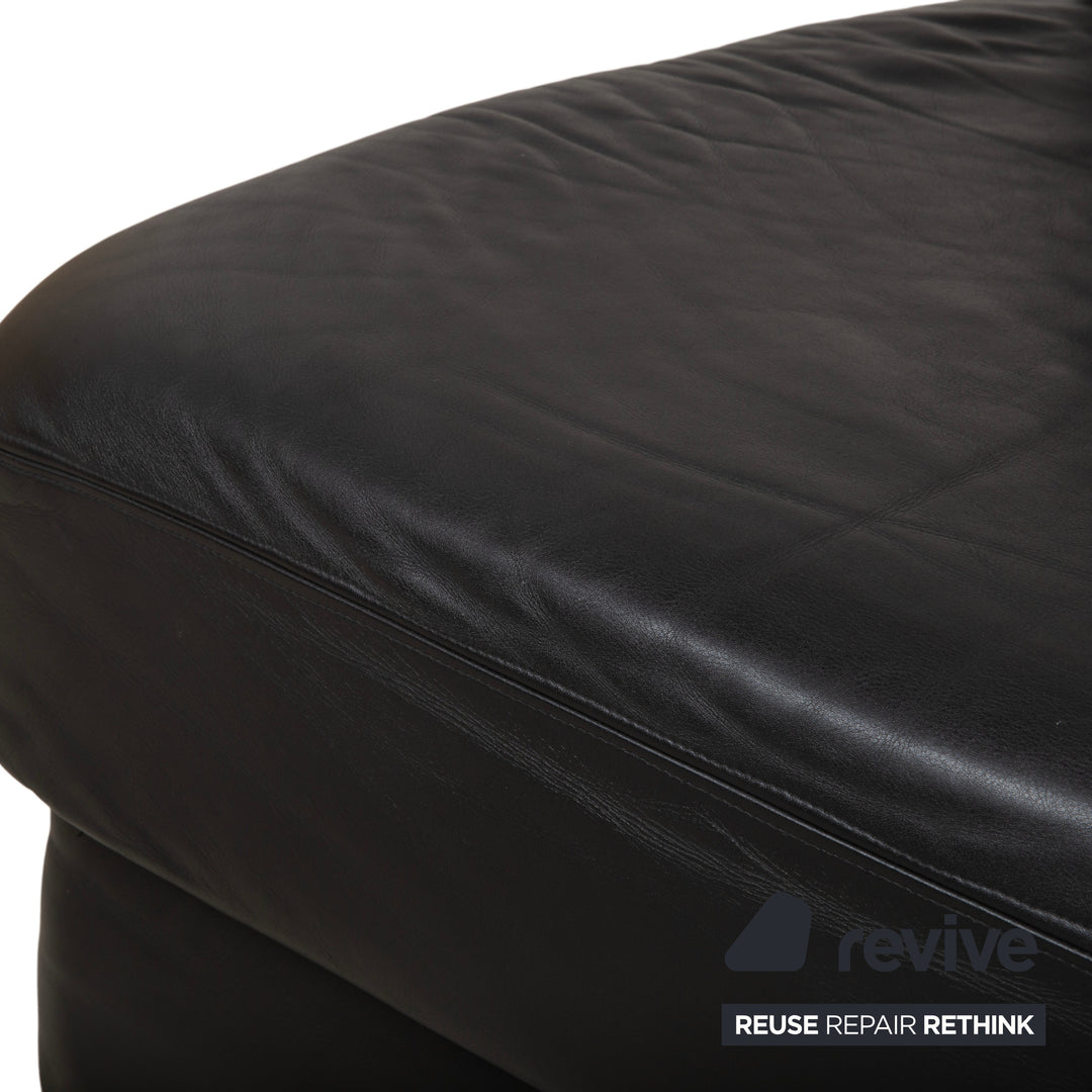 De Sede DS-76 Leder Sessel Schwarz manuelle Funktion Schlaffunktion