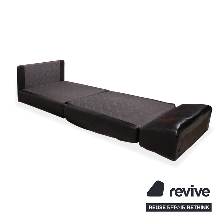 De Sede DS-76 Leder Sessel Schwarz manuelle Funktion Schlaffunktion