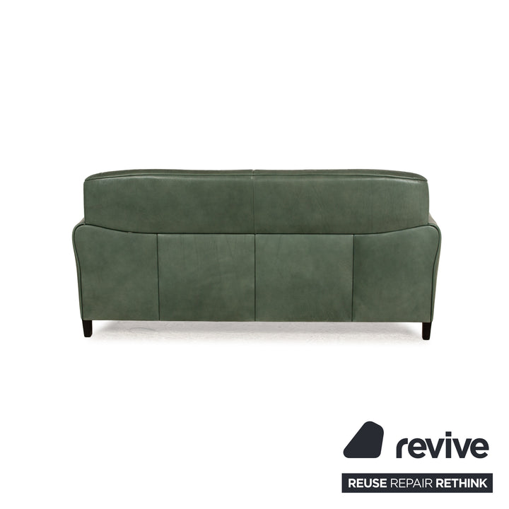 de Sede ds 90 leather three-seater green sofa couch by Anita Schmidt