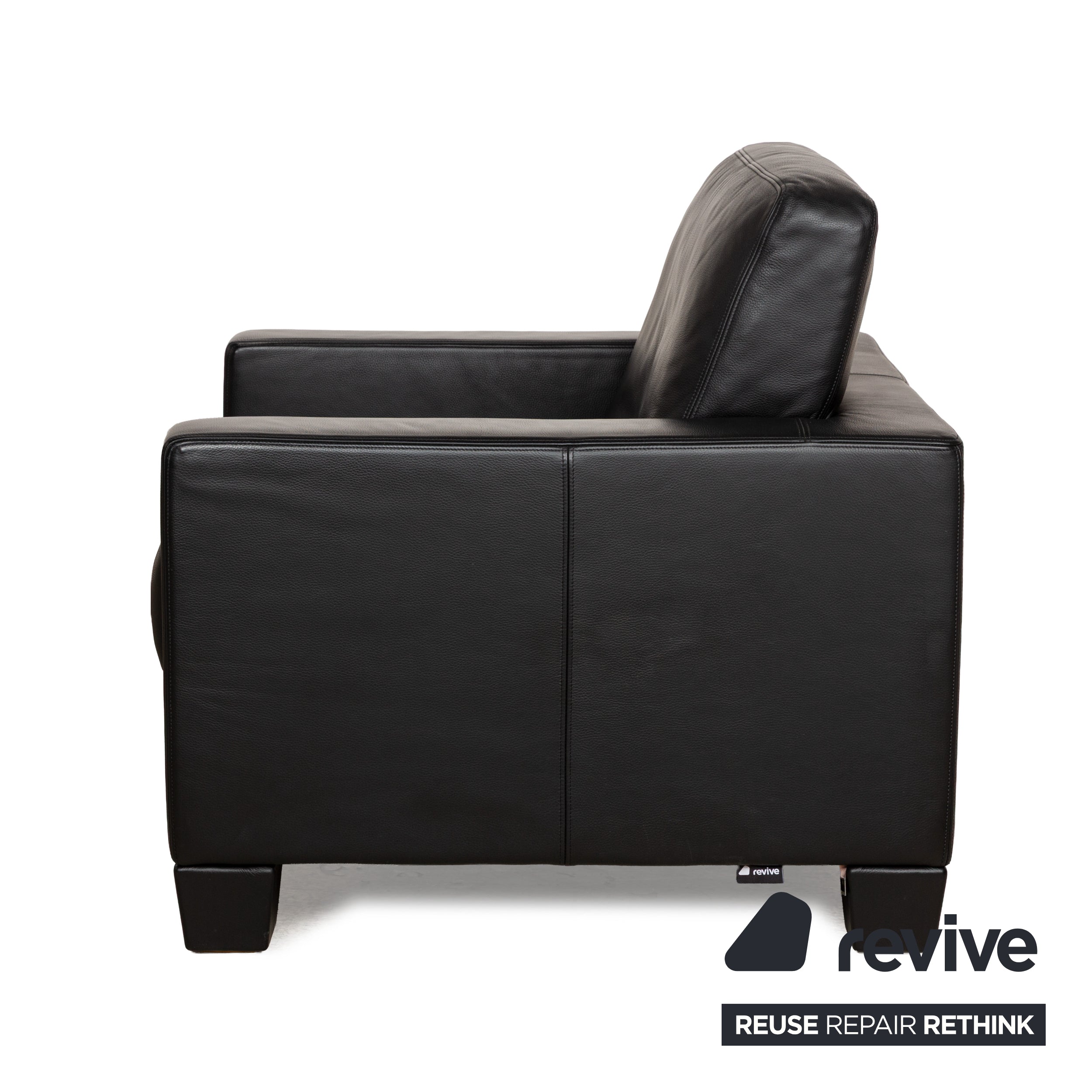 De Sede für WK Wohnen DS-17/WK 612 Leder Sessel Schwarz