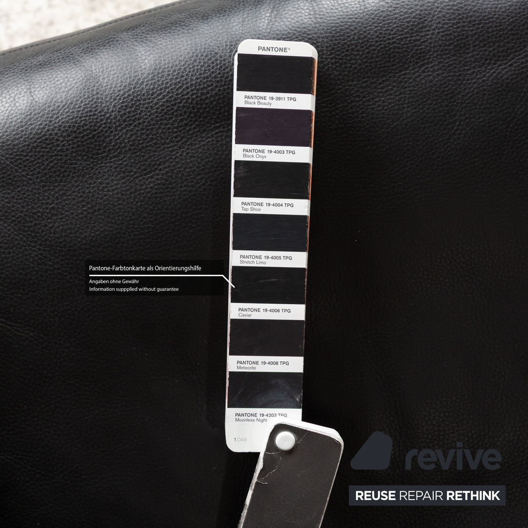 De Sede für WK Wohnen DS-17/WK 612 Leder Sessel Schwarz