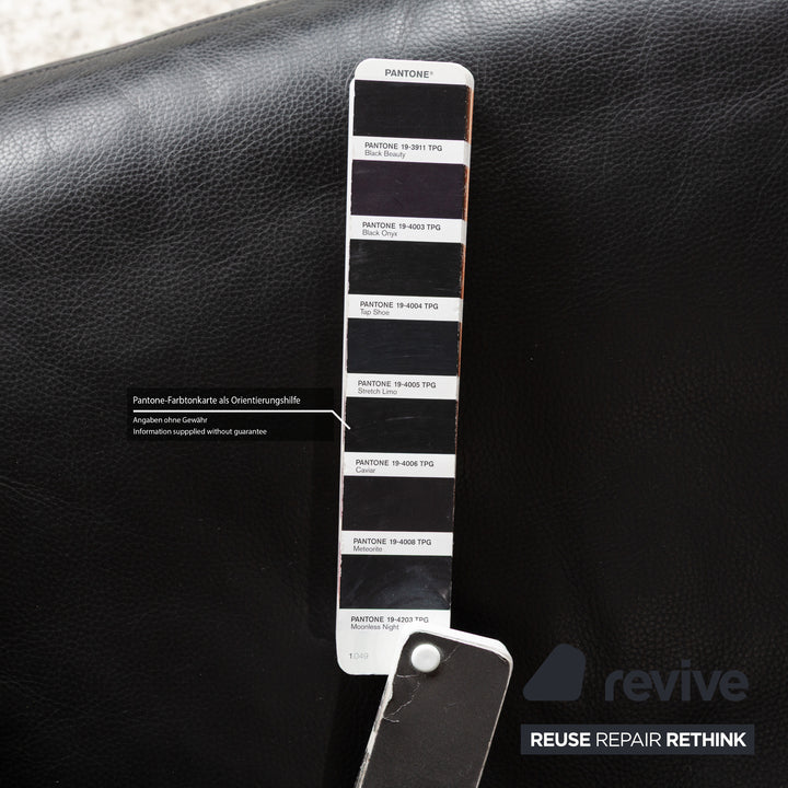 De Sede für WK Wohnen DS-17/WK 612 Leder Sessel Schwarz