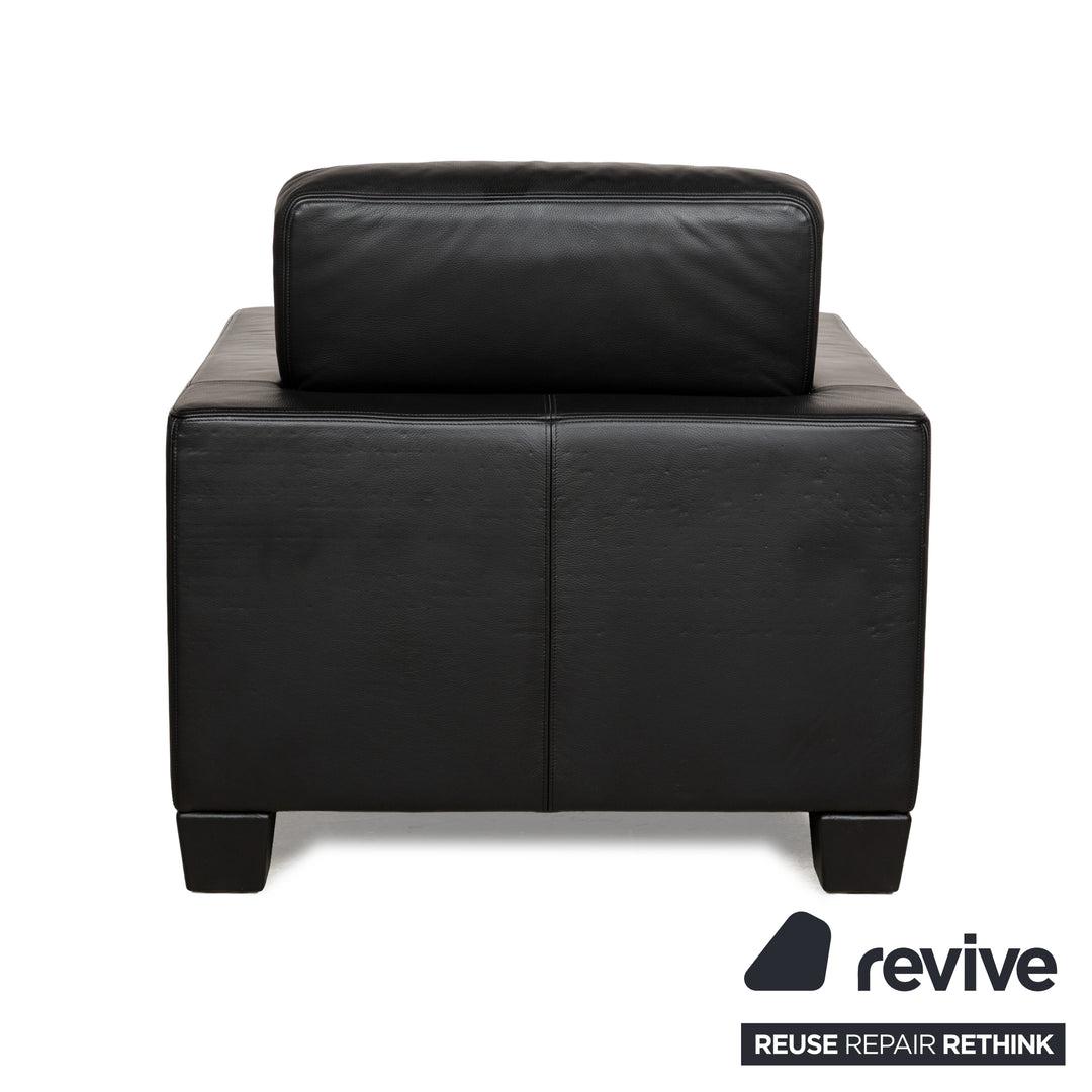 De Sede für WK Wohnen DS-17/WK 612 Leder Sessel Schwarz
