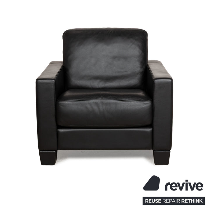 De Sede für WK Wohnen DS-17/WK 612 Leder Sessel Schwarz