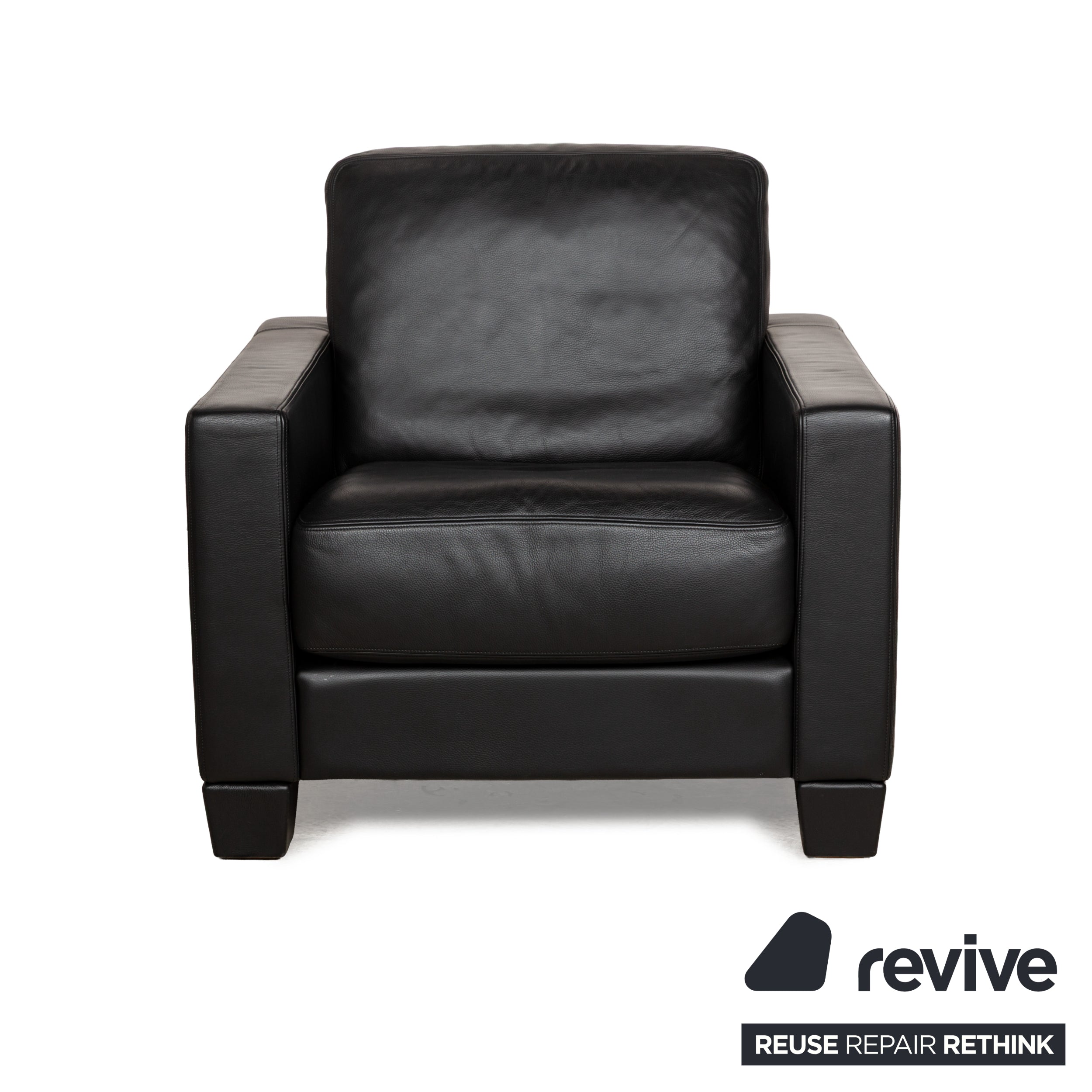 De Sede für WK Wohnen DS-17/WK 612 Leder Sessel Schwarz