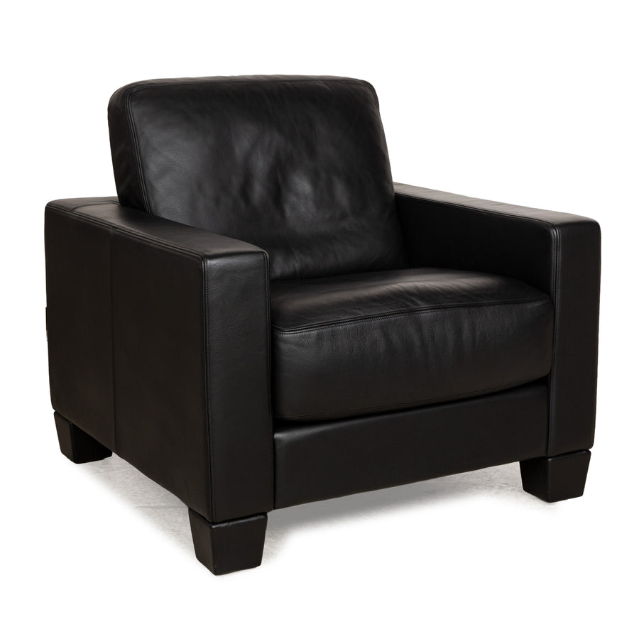 De Sede für WK Wohnen DS-17/WK 612 Leder Sessel Schwarz