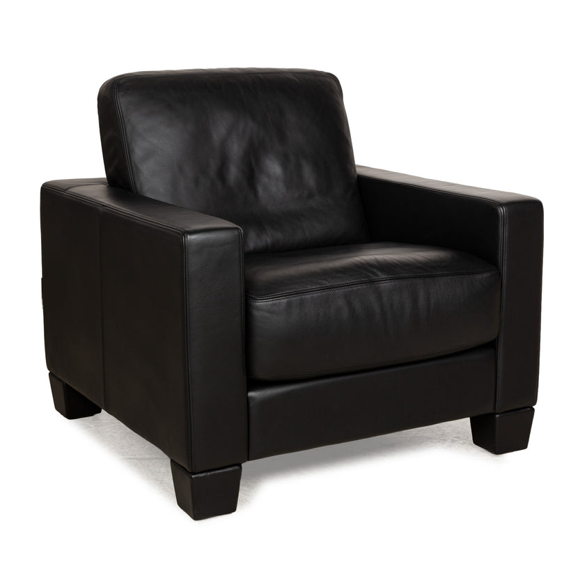 De Sede für WK Wohnen DS-17/WK 612 Leder Sessel Schwarz